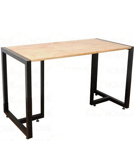 Thanh lý bàn chân sắt mặt gỗ chữ T