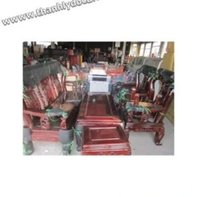 Bàn ghế phòng khách gỗ gụ