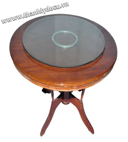 Bàn gỗ ăn hình tròn