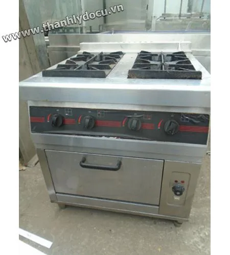 Thanh lý bếp âu 4 họng có lò nướng đi kèm