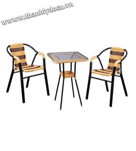 Bộ bàn ghế cafe 11