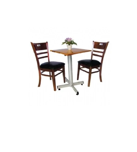 Bộ bàn ghế cafe chân gỗ Tràm mới 100%