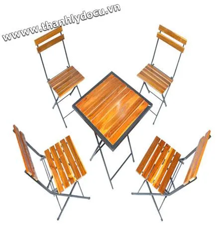 Thanh lý bộ bàn ghế pallet gấp giá rẻ tại Hà Nội