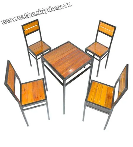 Bộ bàn ghế pallet không tay