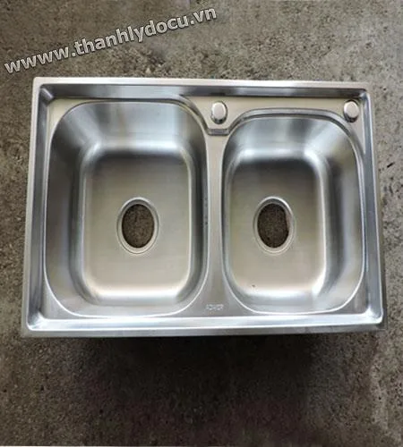 Chậu rửa bát inox 2 ngăn
