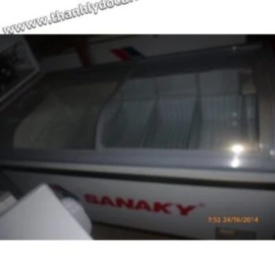 Thanh lý tủ đông sanaky kính cong
