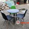 bộ bàn ghế cafe nhựa