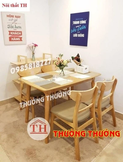 Bộ bàn ghế mango TH01