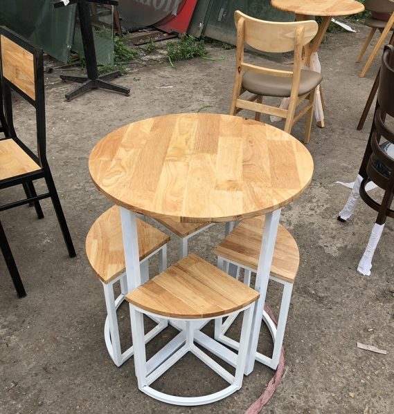 Bộ bàn ghế cafe thông minh TH01