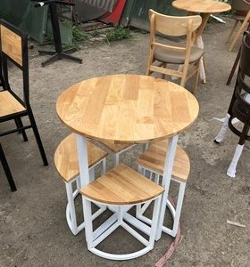 Thanh lý bộ bàn ghế cafe gỗ tại Hà Nội