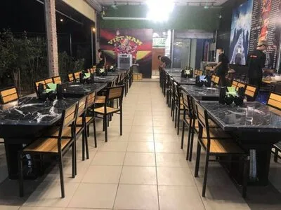 Bộ bàn bếp nướng mặt đá dành cho nhà hàng thanh lý
