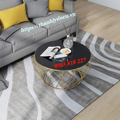 Bàn trà sofa mặt kính TH03