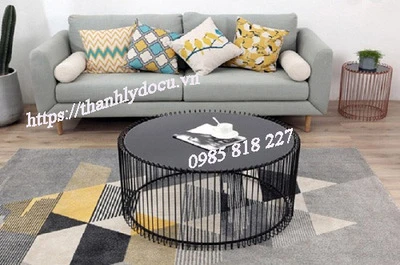 Thanh lý bàn trà nam màu đen tại Hà Nội