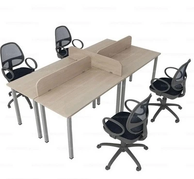 Cụm bàn làm việc 4 người
