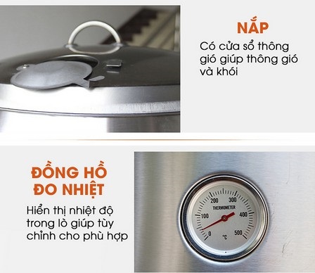 Lò quay gà vịt phi 90 - Ảnh 4