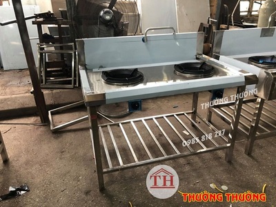 bếp á công nghiệp 2 họng