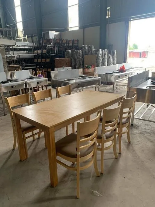 Bộ bàn ghế nhà hàng bọc đệm – ảnh 2