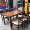 Bộ bàn ghế ăn mặt đệm