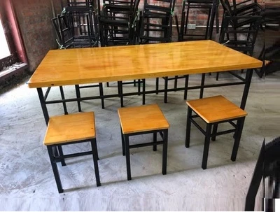 Bộ bàn ghế đôn không tựa