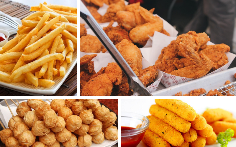 Bếp chiên đơn thể làm được nhiề món ăn khác nhau