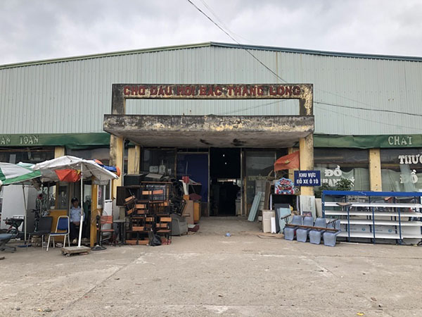Chợ đồ cũ rộng hơn 10.000 m2 của ông Thưởng ở Bắc Thăng Long