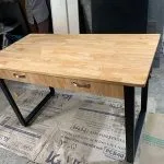 bàn chân săt chữ u hai ngăn kéo