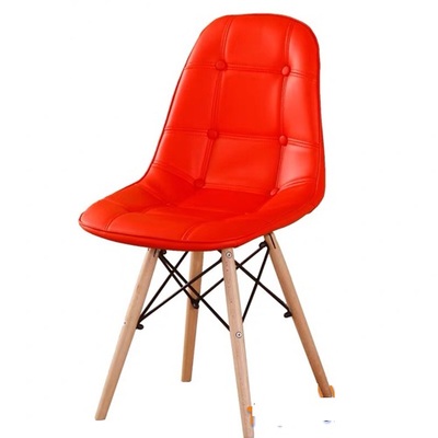 Ghế ăn, ghế cafe bọc nệm có cúc chân gỗ đẹp nhập khẩu