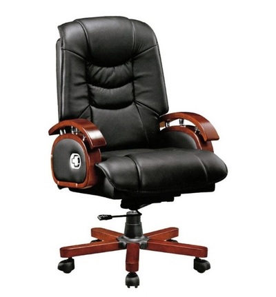 Ghế giám đốc tay gỗ ngả lưng