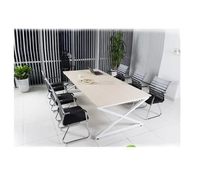 Bàn họp chân sắt chữ X
