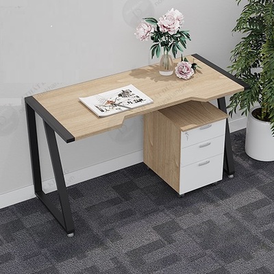 bàn làm việc nhân viên chân sắt có hộc