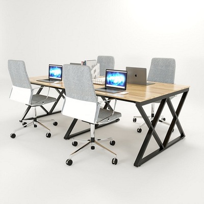 cụm bàn làm việc 4 chỗ
