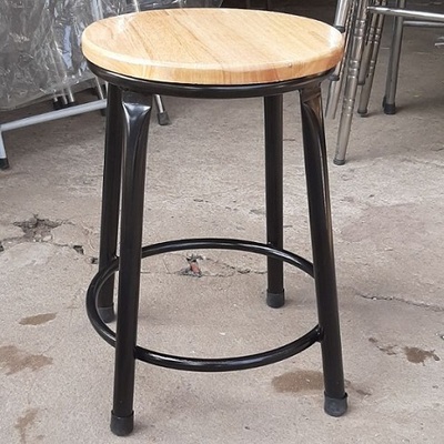 Ghế đôn gỗ cao su