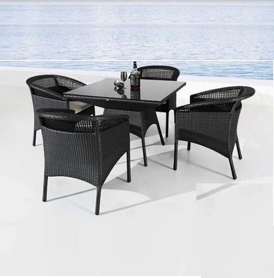 Bàn ghế nhựa giả mây TT06 mới