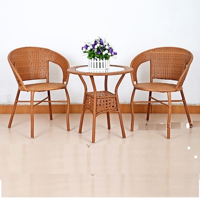 Bàn ghế nhựa giả mây TT07mới