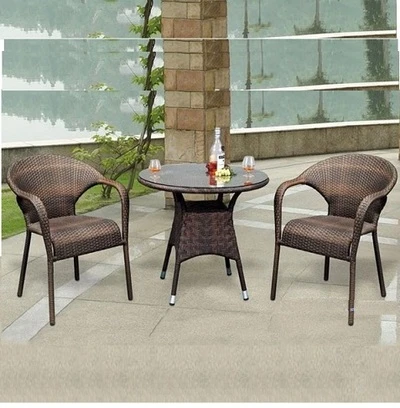Bàn ghế nhựa giả mây TT13 mới