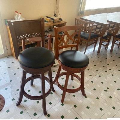 Ghế quầy bar chân gỗ TT29