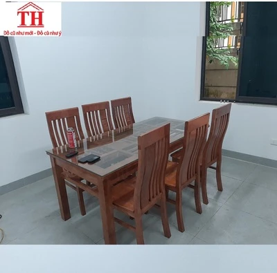thanh lý bộ bàn ghế nhà hàng TT03