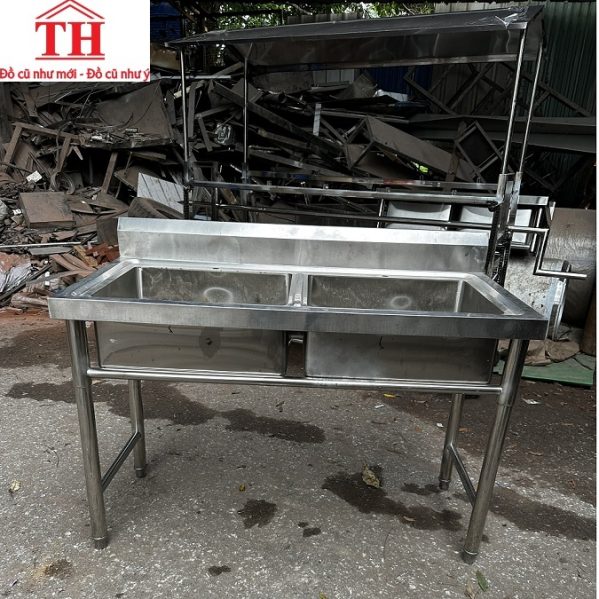 Chậu rửa công nghiệp đôi