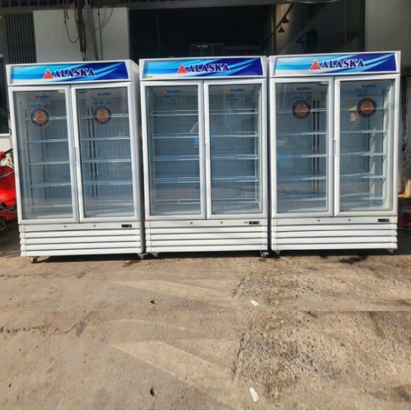 thanh lý tủ đông dạng đứng alaska if700g2