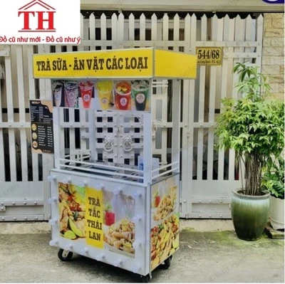 Xe bán trà sữa nhỏ gọn