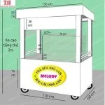 Xe bán trà sữa giá rẻ