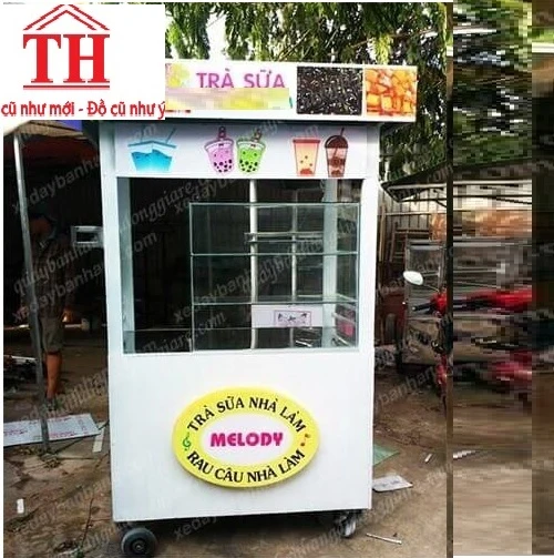 xe bán trà sữa 1.1m giá rẻ