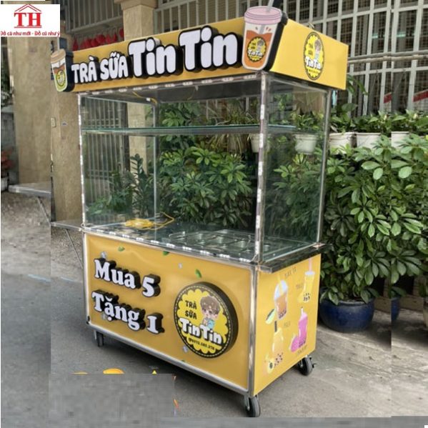 thanh lý xe bán trà sữa 1.4m