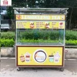 xe bán trà sữa 2m