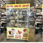 xe bán trà sữa sinh tố 1.1m