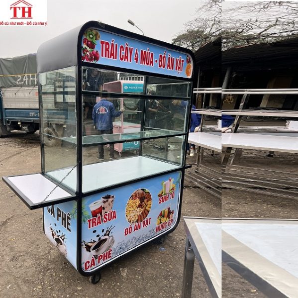 Xe bán trà sữa 60x1.2m