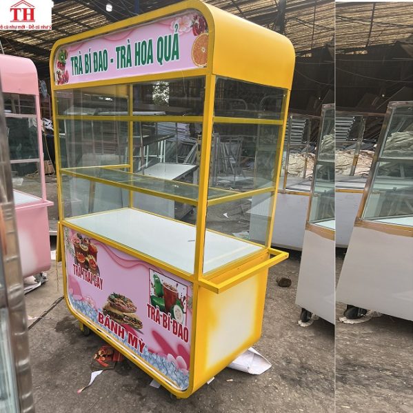 xe bán trà trái cây 1.2m