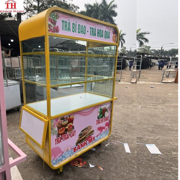 xe bán trà trái cây 1.2m