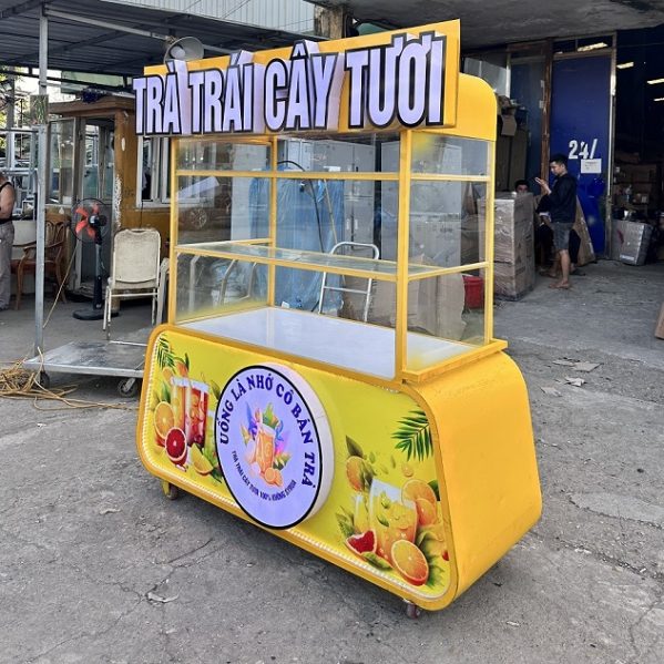 xe trà sữa trái cây