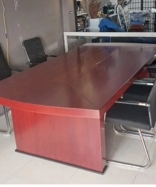 bàn họp 2m4 sơn PU thanh lý